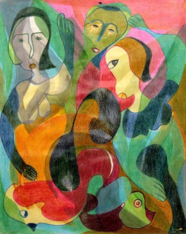 Peinture intitulée "VCD2012_MORA (16).J…" par Isabelle Mora-Roy, Œuvre d'art originale