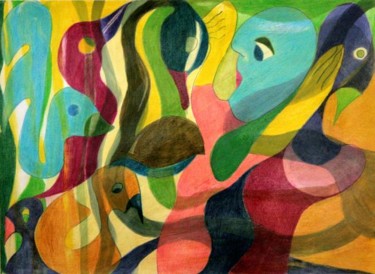 Peinture intitulée "VCD2012_MORA (22).J…" par Isabelle Mora-Roy, Œuvre d'art originale