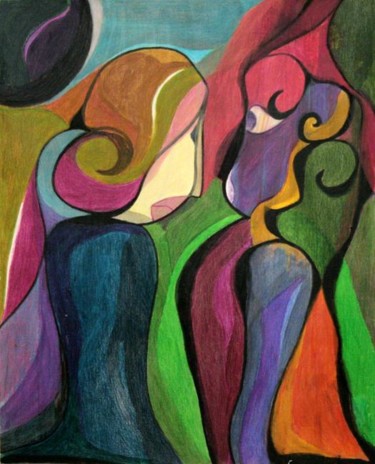 Peinture intitulée "VCD2012_MORA (61).J…" par Isabelle Mora-Roy, Œuvre d'art originale