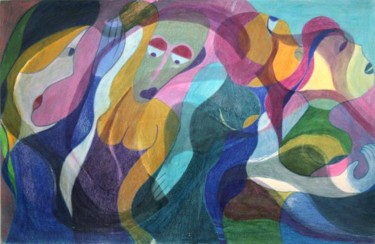 Peinture intitulée "VCD2012_MORA (67).J…" par Isabelle Mora-Roy, Œuvre d'art originale