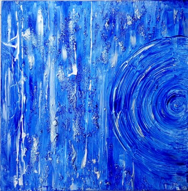 Pittura intitolato "Blu" da Michele Imperiale, Opera d'arte originale, Acrilico