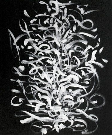 Pintura titulada "Callygraphy II.jpg" por Ina Melnik, Obra de arte original, Acrílico