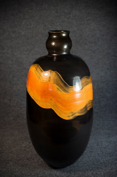 Sculpture titled "MIDNIGHT IN ARIZONA" by Iñaki San, Original Artwork, Ceramics
