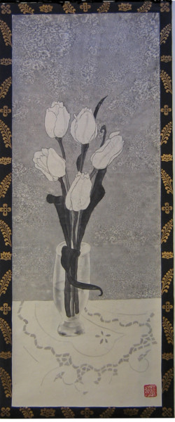 Painting titled "tulips.jpg" by Inara Cedrins, Original Artwork