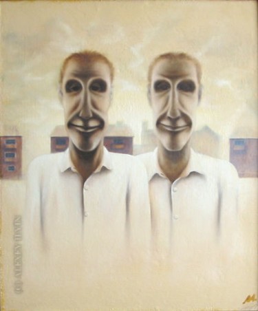 Картина под названием "Диплопия" - Алексей Ильин, Подлинное произведение искусства, Другой