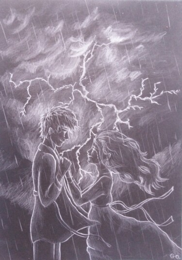 Drawing titled ""what if the storm…" by Indi'Go, Original Artwork, Pencil