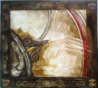Painting titled "Colibri" by India O'Hara Andreoli, Original Artwork, Acrylic