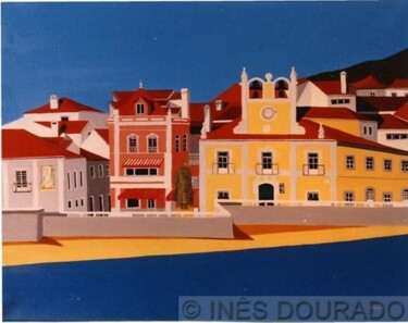 Картина под названием "Cascais I" - Inês Dourado, Подлинное произведение искусства, Масло