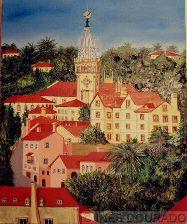 Pintura intitulada "Sintra III (Portuga…" por Inês Dourado, Obras de arte originais, Óleo