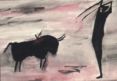 Painting titled "A Matança (The Kill…" by Inês Dourado, Original Artwork, Oil