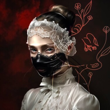 Цифровое искусство под названием "Молчание" - Inesa Zykova, Подлинное произведение искусства, Изображение, сгенерированное ИИ