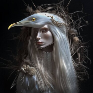 Digital Arts titled "Angel" by Inesa Zykova, Original Artwork, AI generated image