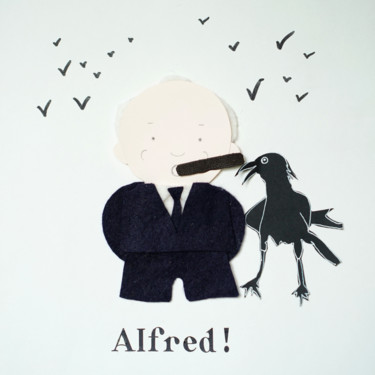 Artisanat intitulée "Alfred" par Inès Dauxerre, Œuvre d'art originale