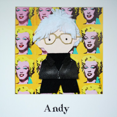 Artisanat intitulée "Andy" par Inès Dauxerre, Œuvre d'art originale