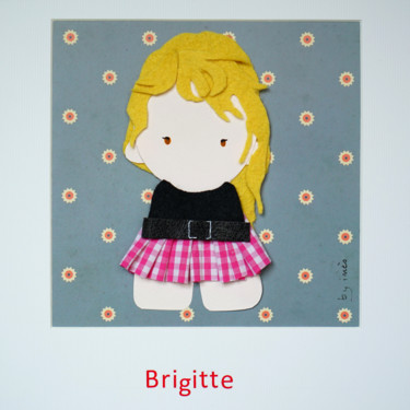 Artisanat intitulée "Brigitte" par Inès Dauxerre, Œuvre d'art originale