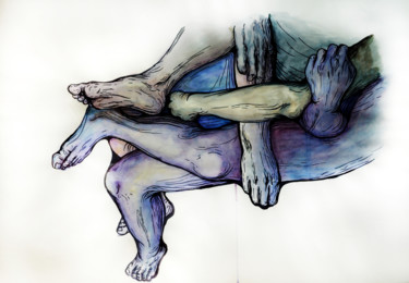 「4.jpg」というタイトルの絵画 Inês Paixãoによって, オリジナルのアートワーク, 水彩画