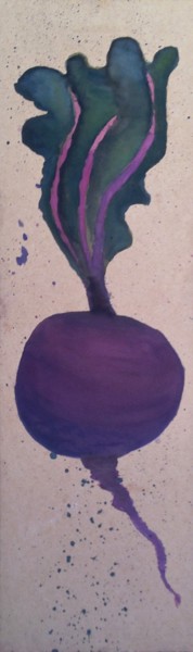 Peinture intitulée "Potager 2" par Agnès, Œuvre d'art originale