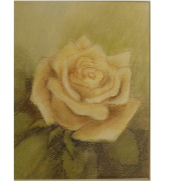 Картина под названием "Роза Любовь" - Инесса Князева, Подлинное произведение искусства