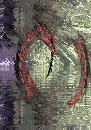 Цифровое искусство под названием "Lake in brandenburg…" - Infinitelightsight, Подлинное произведение искусства, 2D Цифровая…