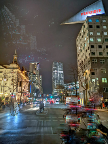 Фотография под названием "Night view of kants…" - Infinitelightsight, Подлинное произведение искусства, Цифровая фотография
