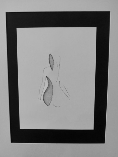 Collagen mit dem Titel "Minimaliste" von Stéphanie Salinères, Original-Kunstwerk