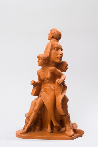 Skulptur mit dem Titel "All that fashion" von Bostjan Novak, Original-Kunstwerk, Keramik