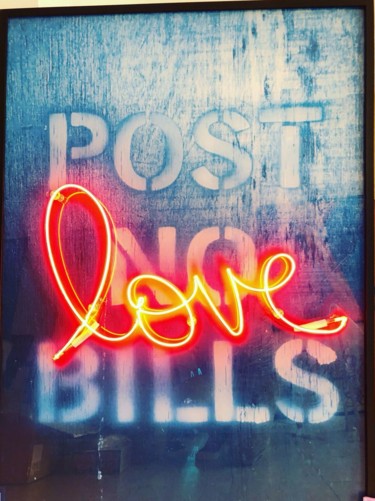 Digital Arts titled "Post No Bills LOVE" by Aimboo, Original Artwork, Other