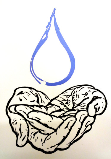 印花与版画 标题为“My Need” 由Luc Van Loock, 原创艺术品, Linocuts