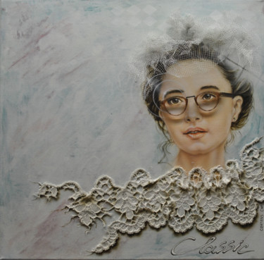Pintura titulada "Les femmes à lunett…" por Christine Cortens, Obra de arte original, Acrílico