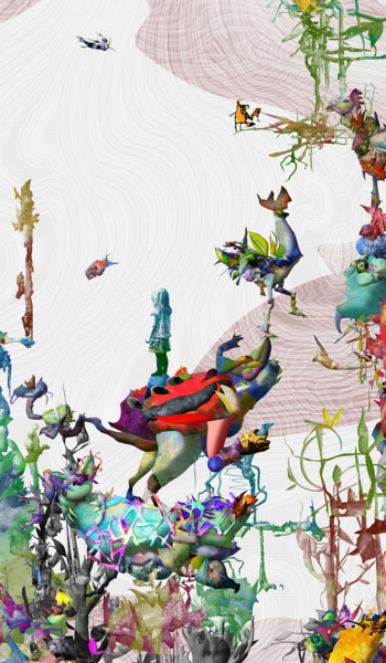 Little visionary Arts numériques intitulée "Little visionary" par Takayoshi Ueda, Œuvre d'art originale, Peinture numérique