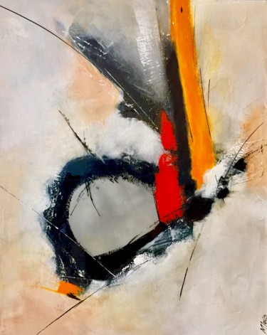 Malerei mit dem Titel "Abstrait 121" von Maurice Louis, Original-Kunstwerk, Acryl
