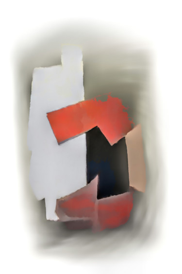 Digital Arts titled "Form" by Neil Hemsley, Original Artwork, Digital Painting