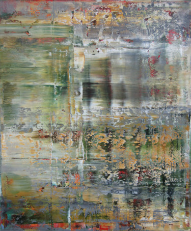 Картина под названием "Untitled [Abstract…" - Anna Rosenback, Подлинное произведение искусства, Масло