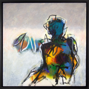 Waiting Painting titled "Waiting" by Barry Masteller, Original Art, Acrylic