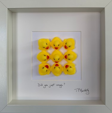 Did you just cough? Peinture intitulée "Did you just cough?" par Tp Hardisty, Œuvre d'art originale, Collages