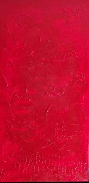 Painting titled "Rosso astratto" by Beatrice Roman, Original Artwork, Acrylic
