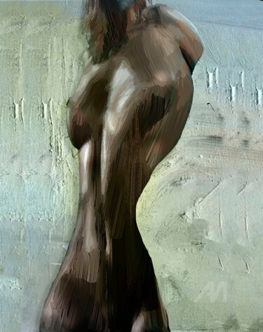 Statue Digitale Künste mit dem Titel "Statue" von Johan Van Dreven (jovadre), Original-Kunstwerk, 2D Digital Work