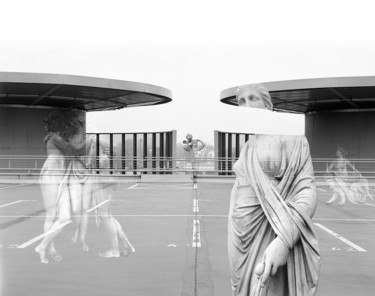 Fotografie mit dem Titel "LE TOIT DU MONDE" von Stefan Neubauer, Original-Kunstwerk, Analog Fotografie Auf Aluminium montiert