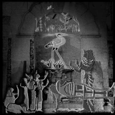 WHAT HAPPENED TO PHARAOH THUTMOSIS DAUGHTER HATSHEPSUT#3 Photographie intitulée "WHAT HAPPENED TO PH…" par Stefan Neubauer, Œuvre d'art originale, Photographie argentique