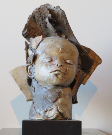 Sculptuur getiteld "Marika Bäumler - 'C…" door Galerie Peter Leen, Origineel Kunstwerk, Terra cotta