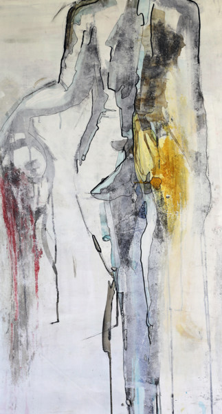 Картина под названием "Savage Goddess" - Alexia Lavanchy, Подлинное произведение искусства, Акрил