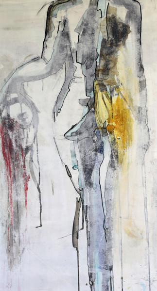Savage Goddess Peinture intitulée "Savage Goddess" par Alexia Lavanchy, Œuvre d'art originale, Acrylique