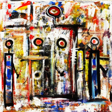 Happy Painting titled "Happy" by Lee Eggstein, Original Art, Acrylic