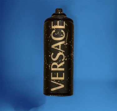 Γλυπτική με τίτλο "Bombe Versace" από Walid Sahraoui (Wally), Αυθεντικά έργα τέχνης, Ακρυλικό