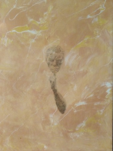 Pittura intitolato "il silenzio 14 (Oma…" da Marco Bagatin, Opera d'arte originale, Gesso Montato su Altro pannello rigido