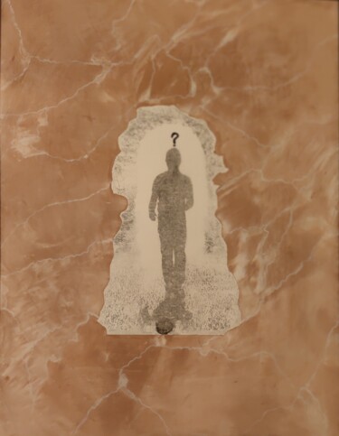 Destino 14 Malerei mit dem Titel "Destino 14" von Marco Bagatin, Original-Kunstwerk, Kreide