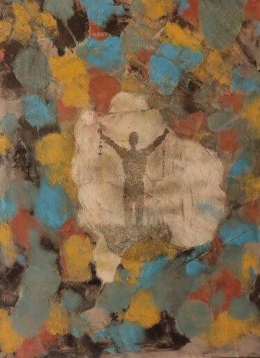 Pittura intitolato "Libertà 05" da Marco Bagatin, Opera d'arte originale, Gesso