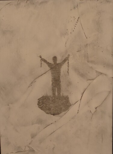 Pittura intitolato "Libertà 09" da Marco Bagatin, Opera d'arte originale, Gesso