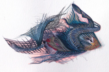 Pintura titulada "FISH 2" por Inframmenti, Obra de arte original, Acrílico