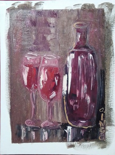 Painting titled ",,Bastardo,, for two" by Inga Kurganskaia, Original Artwork, Oil